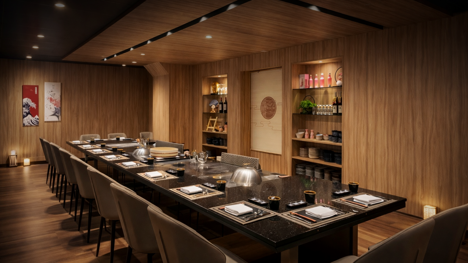 御前宴（旬） 12 席板前用餐空間